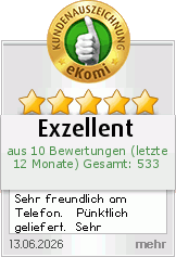 eKomi Kundenmeinungen