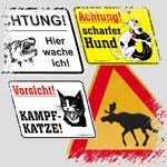 Tier - Schilder