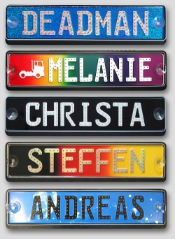 Geschenk f�r LKW-Fahrer | LED-Schild mit 7 Zeichen