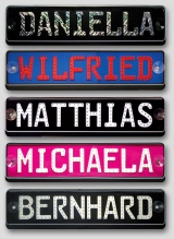 LED - Schild mit 8 Zeichen - LKW Namensschilder fr LKW - Fahrer
